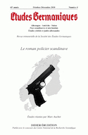 Etudes germaniques, no 04, 2010